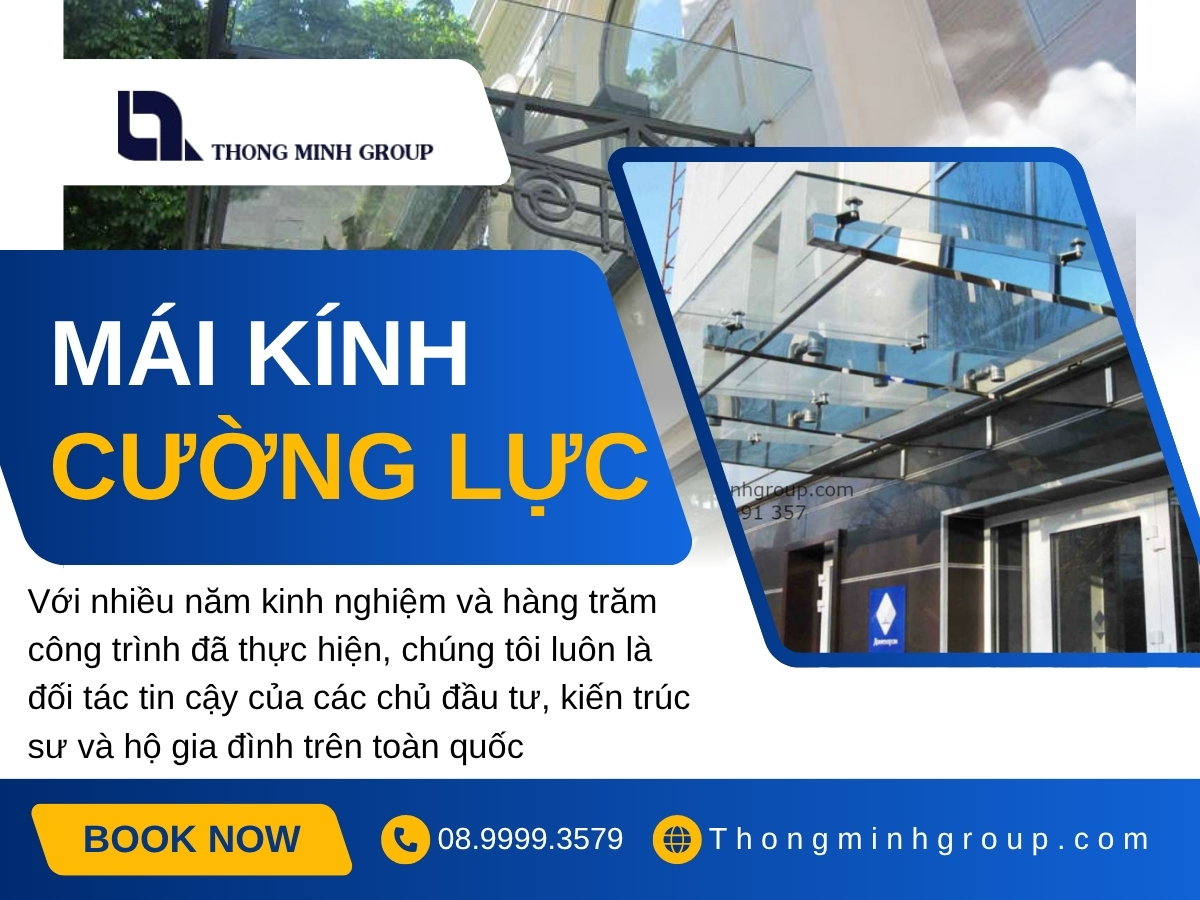 Mái kính cường lực